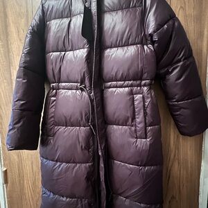 Fabletics Deep Purple Puffer Jacket
